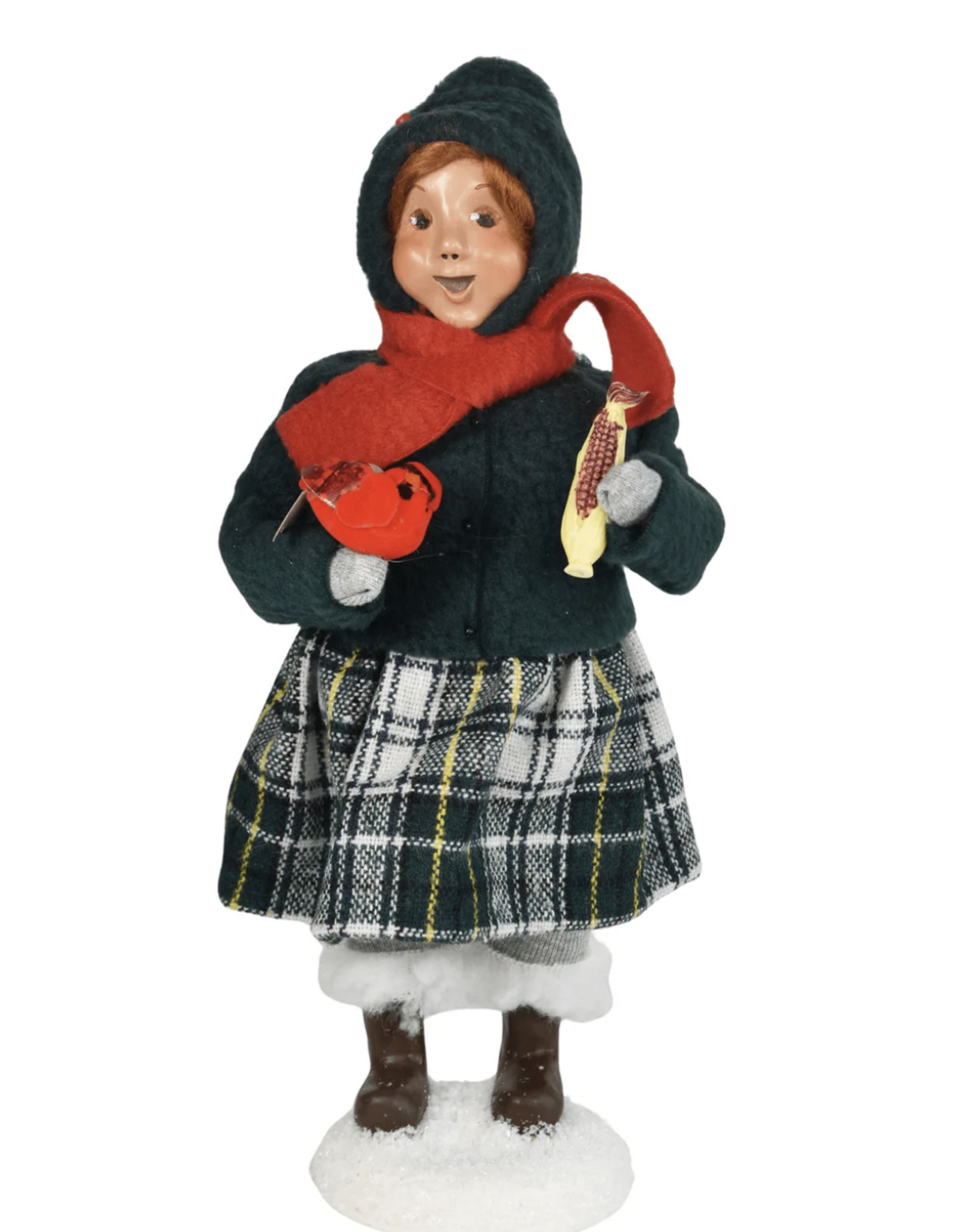 Byer's Choice Girl /cardinal