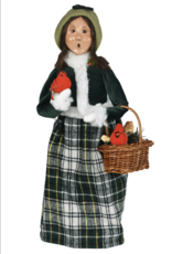 Byer's Choice Woman /cardinals