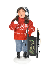 Byer's Choice Sledding Girl