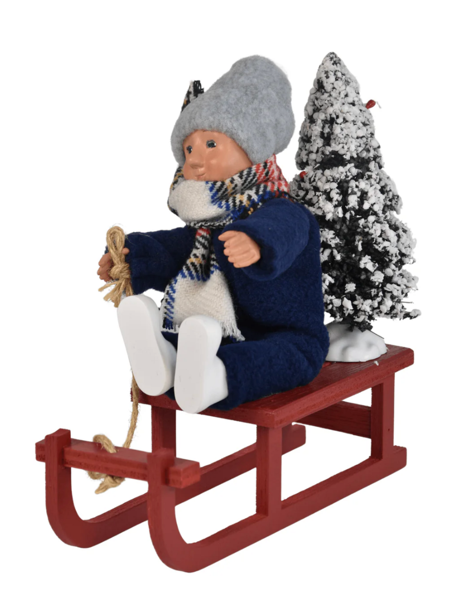 Byer's Choice Toddler on Sled