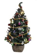 Byer's Choice Decorated Tree /w lights