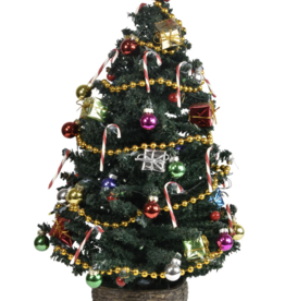 Byer's Choice Decorated Tree /w lights