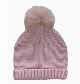 A Soft Idea Pink Pom Pom Hat
