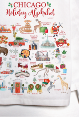 Dishique Chicago Alphabet Bar Towel- Holiday
