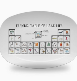 Dishique Lake Life Periodic Table Unbreakable Platter