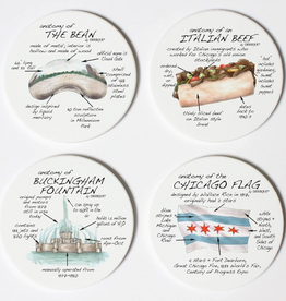 Dishique Chicago Anatomy Coasters