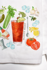 Dishique Bloody Mary Recipe Dish Towel