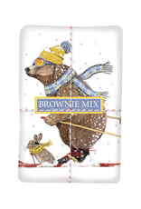 Mary Lake Thompson Skiing Bear Bagged Towel