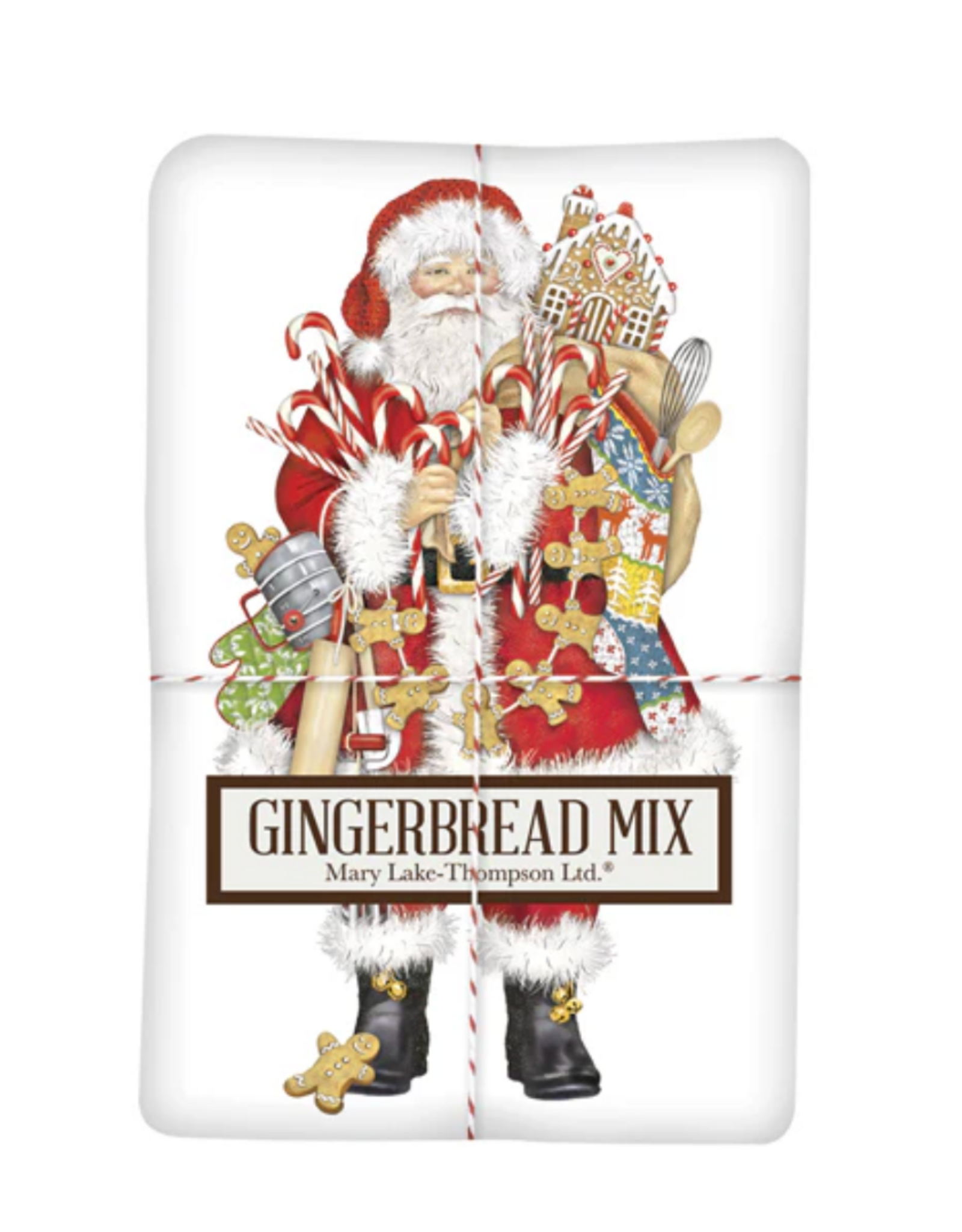 Mary Lake Thompson Santa Towel & Gingerbread Cake Mix