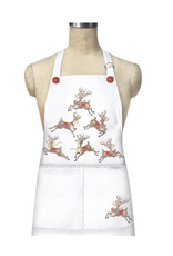 Mary Lake Thompson Apron Retro Reindeer
