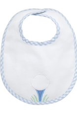 Three Marthas Basic Bib Blue Golf
