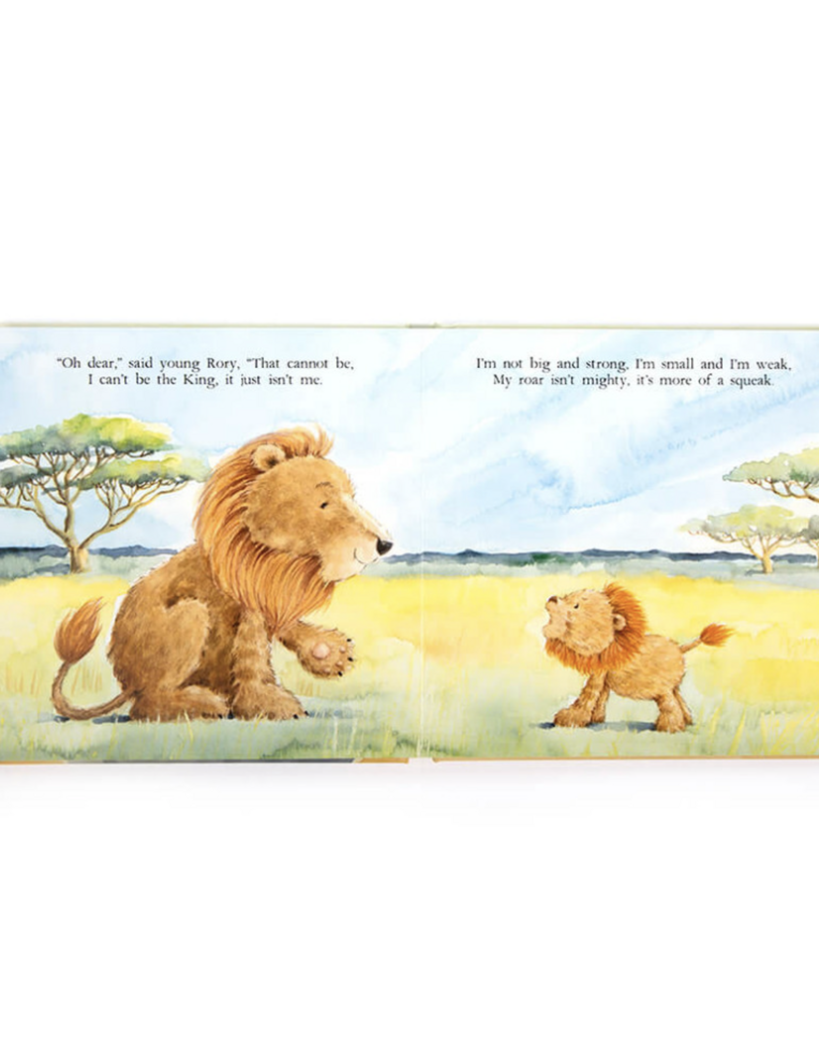 Jelly Cat The Very Brave Lion Book