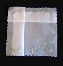 Swiss Floral Embr. Hankie