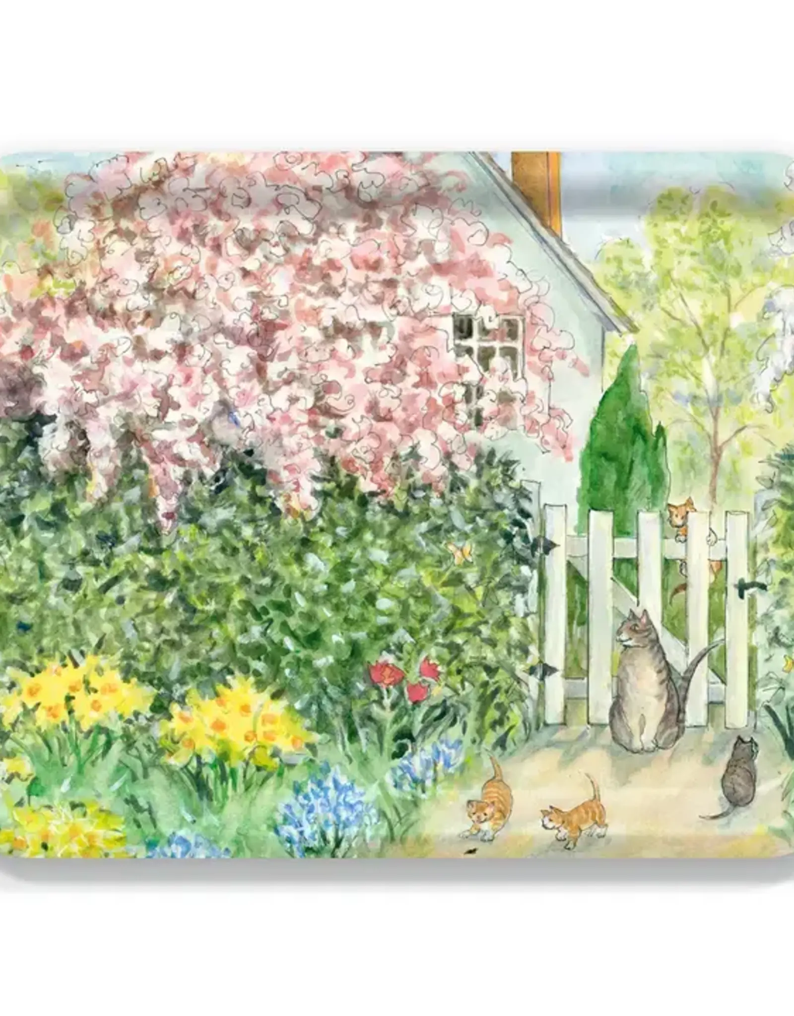 Cottage Garden Serving Tray