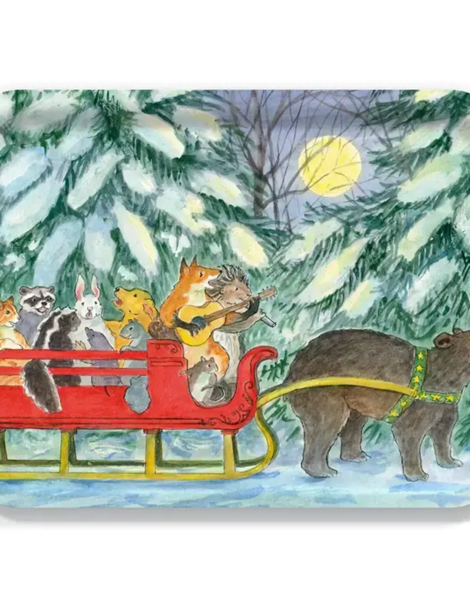 Trays 4 Us Santa's Sleigh Serving Tray