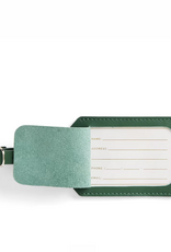 Boulevard James Leather Luggage Tag Green xx