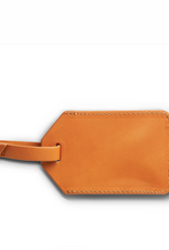 Boulevard James Leather Luggage Tag Tan xx