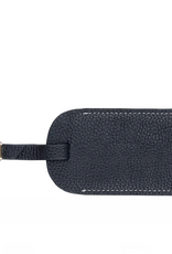 Boulevard Lenny Leather Luggage Tag Navy xx