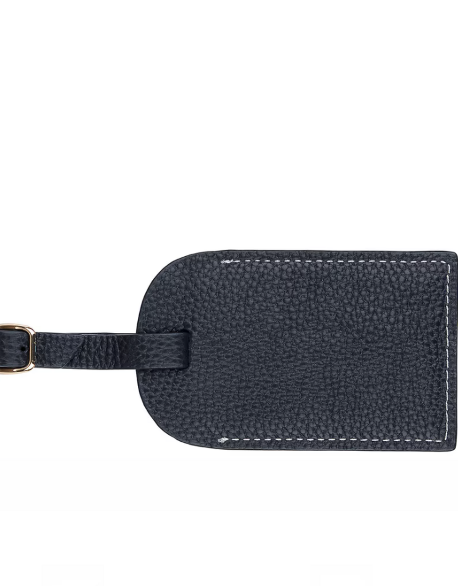 Boulevard Lenny Leather Luggage Tag Navy xx