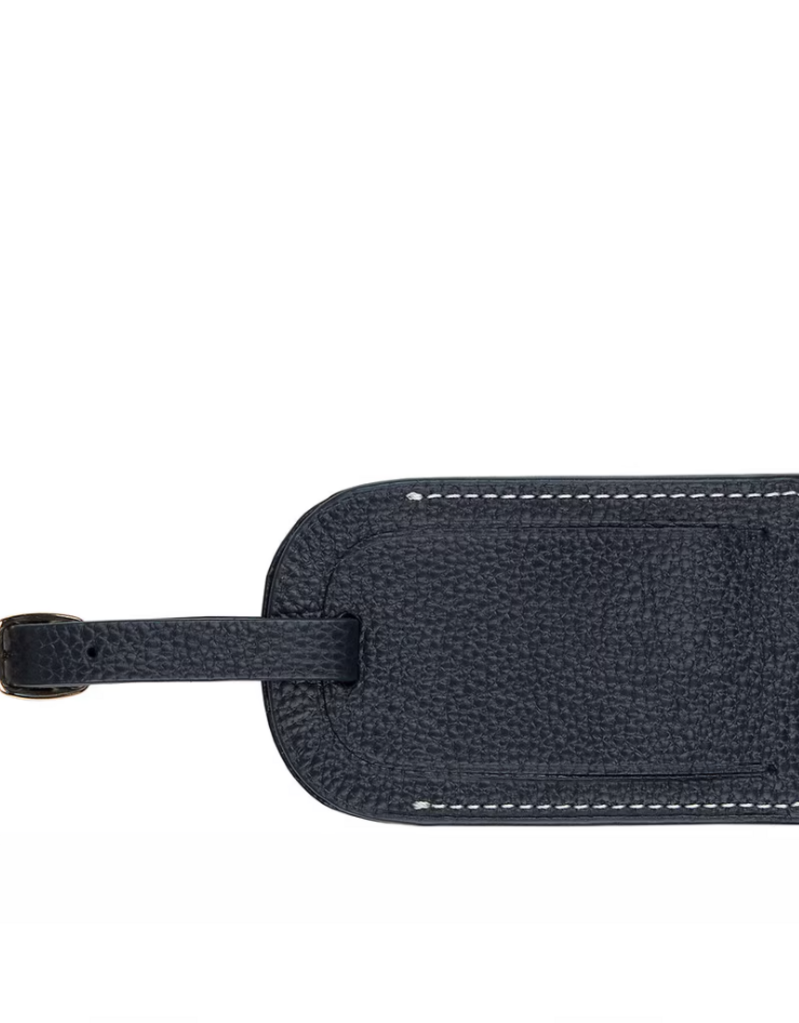 Boulevard Lenny Leather Luggage Tag Navy xx