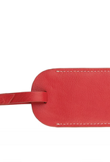 Boulevard Lenny Leather Luggage Tag Poppy xx