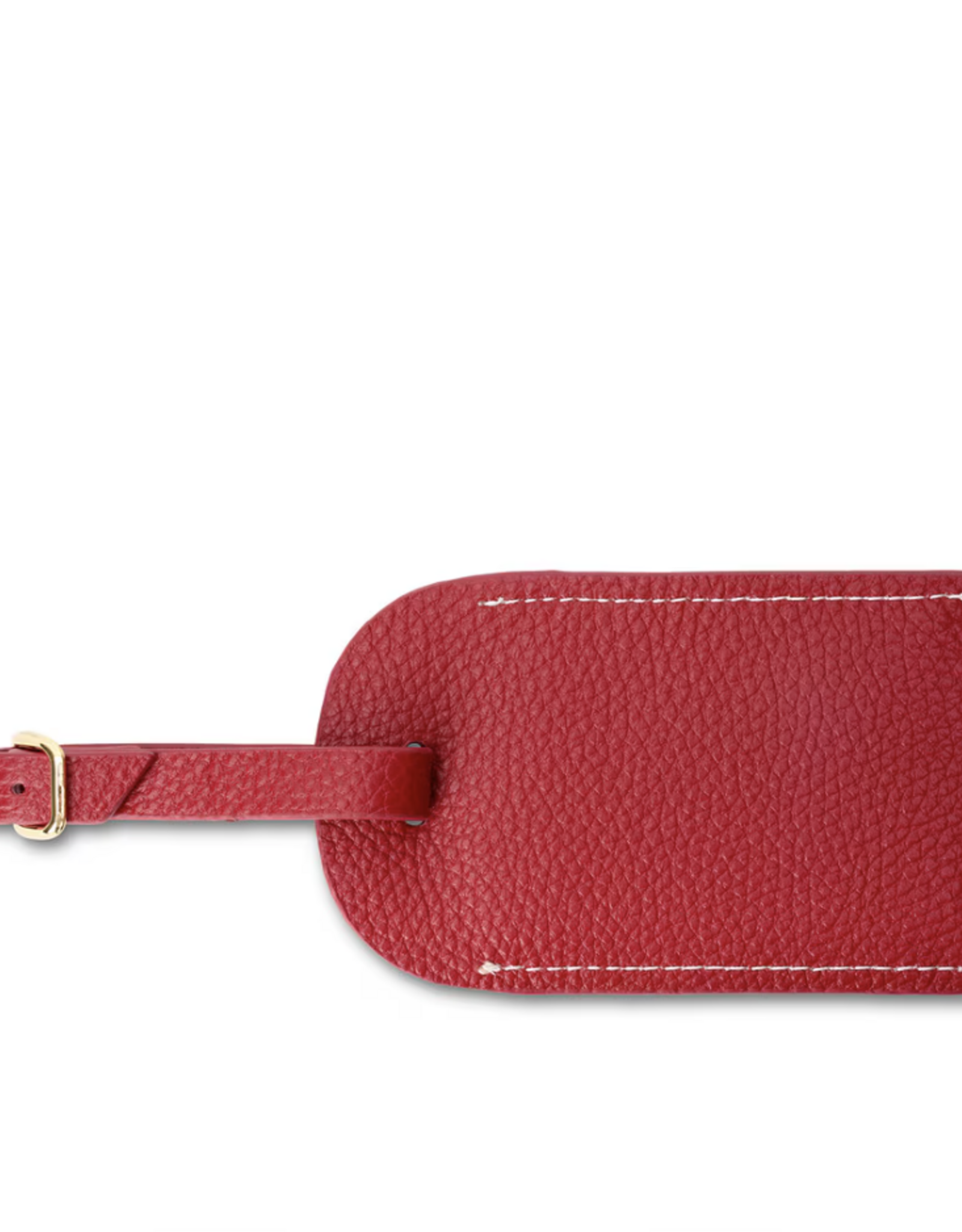 Boulevard Lenny Leather Luggage Tag Ruby xx