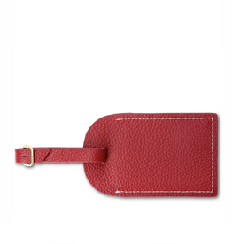 Boulevard Lenny Leather Luggage Tag Ruby xx
