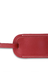 Boulevard Lenny Leather Luggage Tag Ruby xx