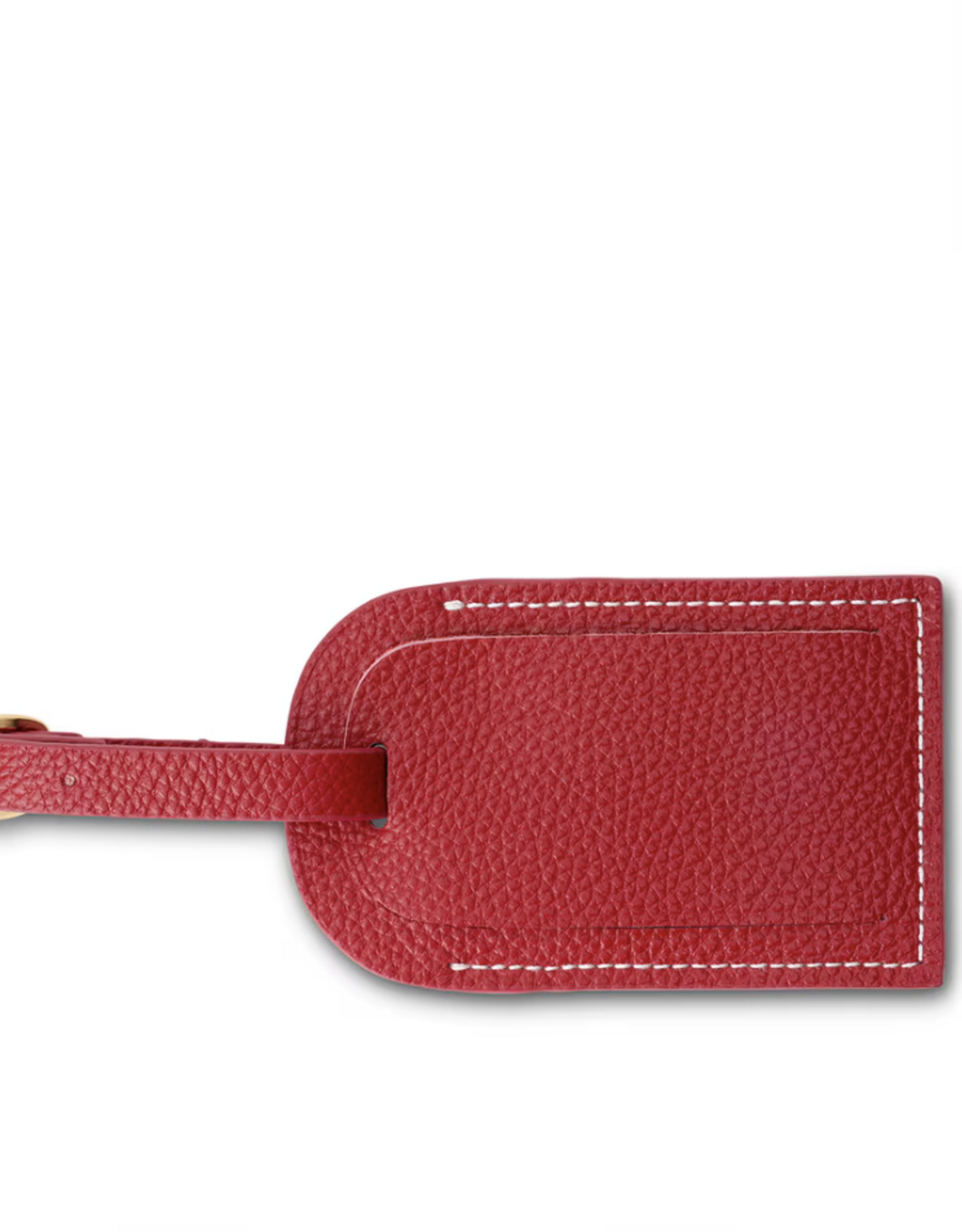 Boulevard Lenny Leather Luggage Tag Ruby xx