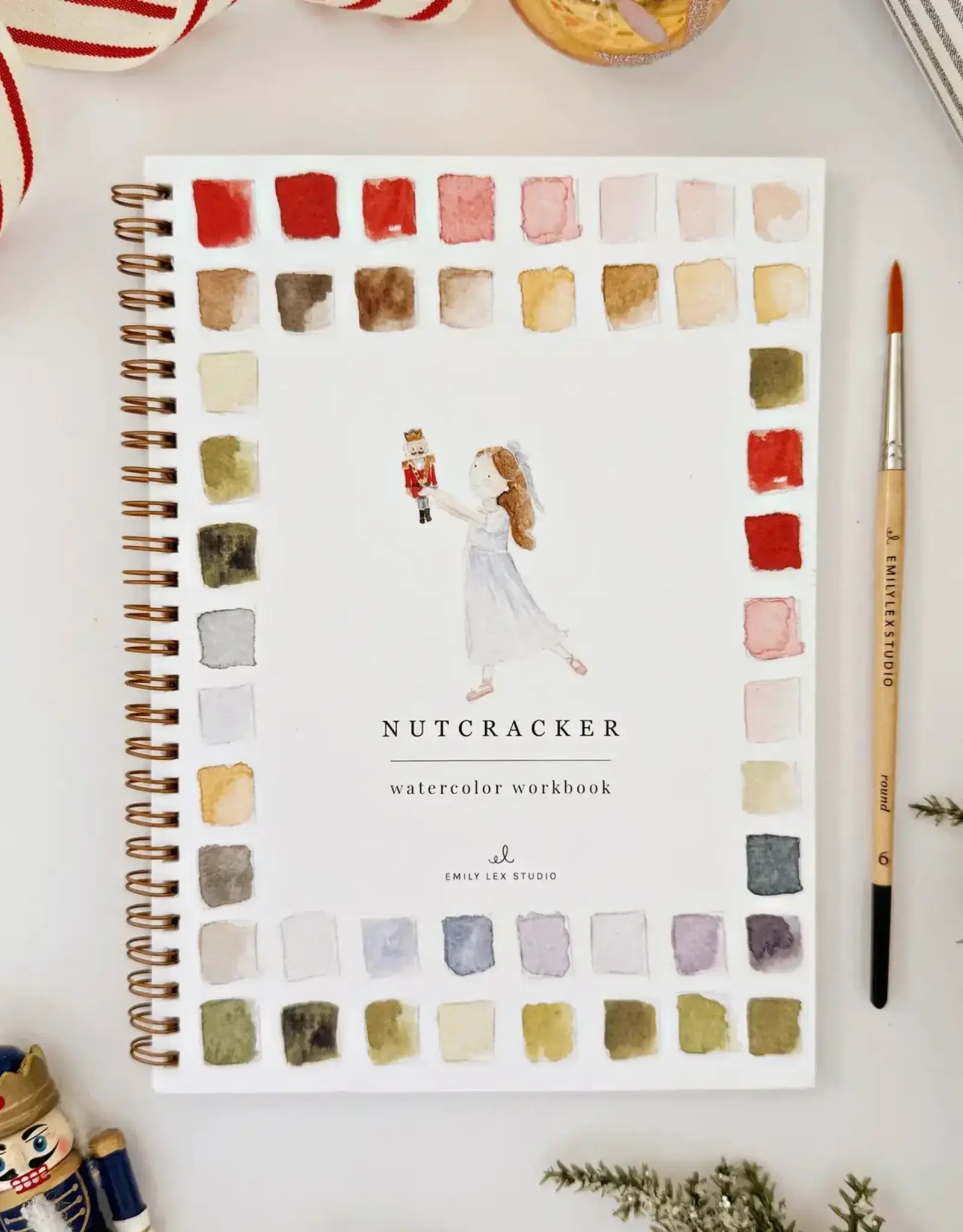 Emily Lax Studio Nutcracker Watercolor Notebook