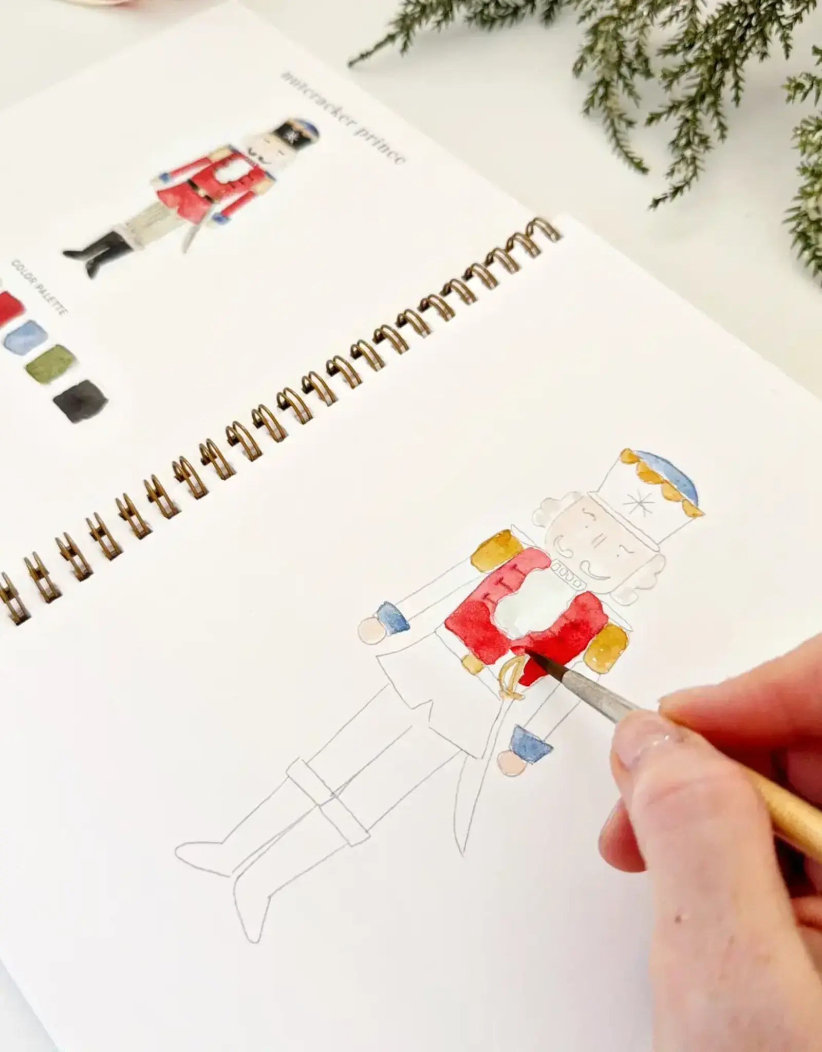 Emily Lax Studio Nutcracker Watercolor Notebook