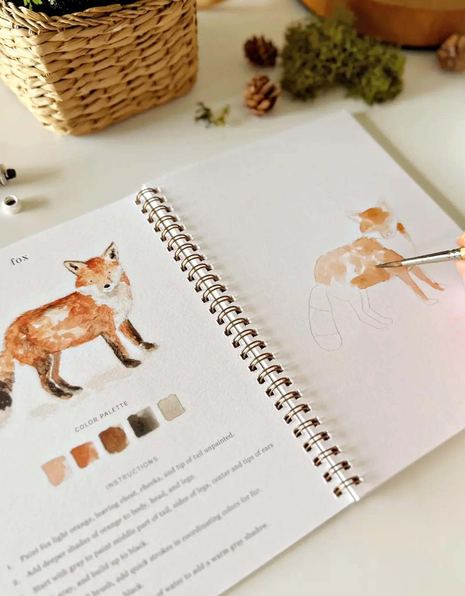 Emily Lax Studio Woodland Watercolor Workbook