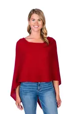 Alashan Cashmere Co. Cashmere Dress Topper-Crimson