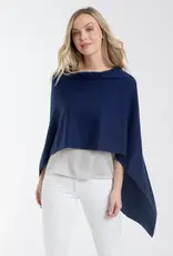 Alashan Cashmere Co. Mountain Blue Cotton Cashmere Topper