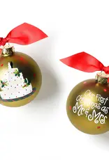 Coton Colors Ornament First Xmas Mr & Mrs Cake