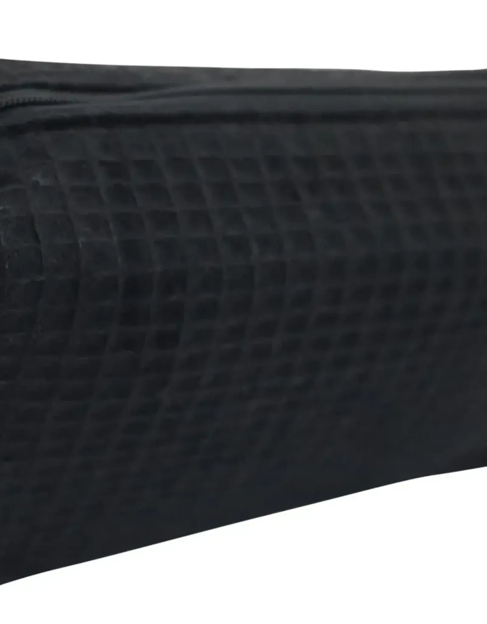 Small Waffle Cosmetic Black