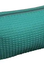 Small Waffle Cosmetic Caribbean Green