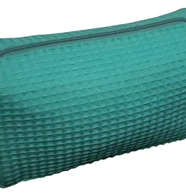 Small Waffle Cosmetic Caribbean Green