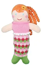 Zubels Penny the Mermaid 7" Rattle