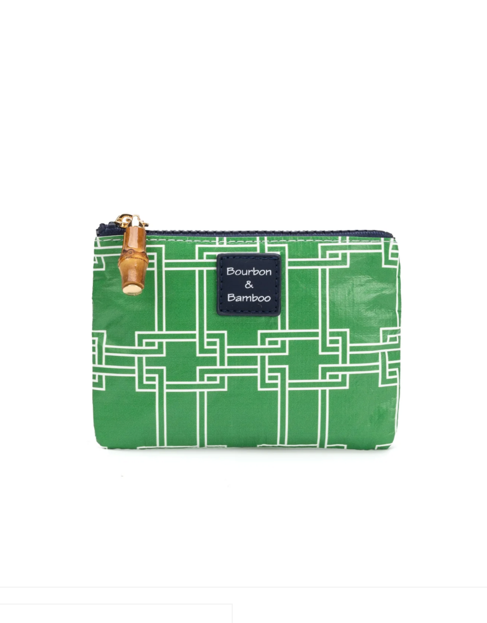 Bourbon & Bamboo Coin Pouch Lime Buckle