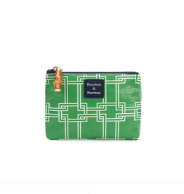 Bourbon & Bamboo Coin Pouch Lime Buckle