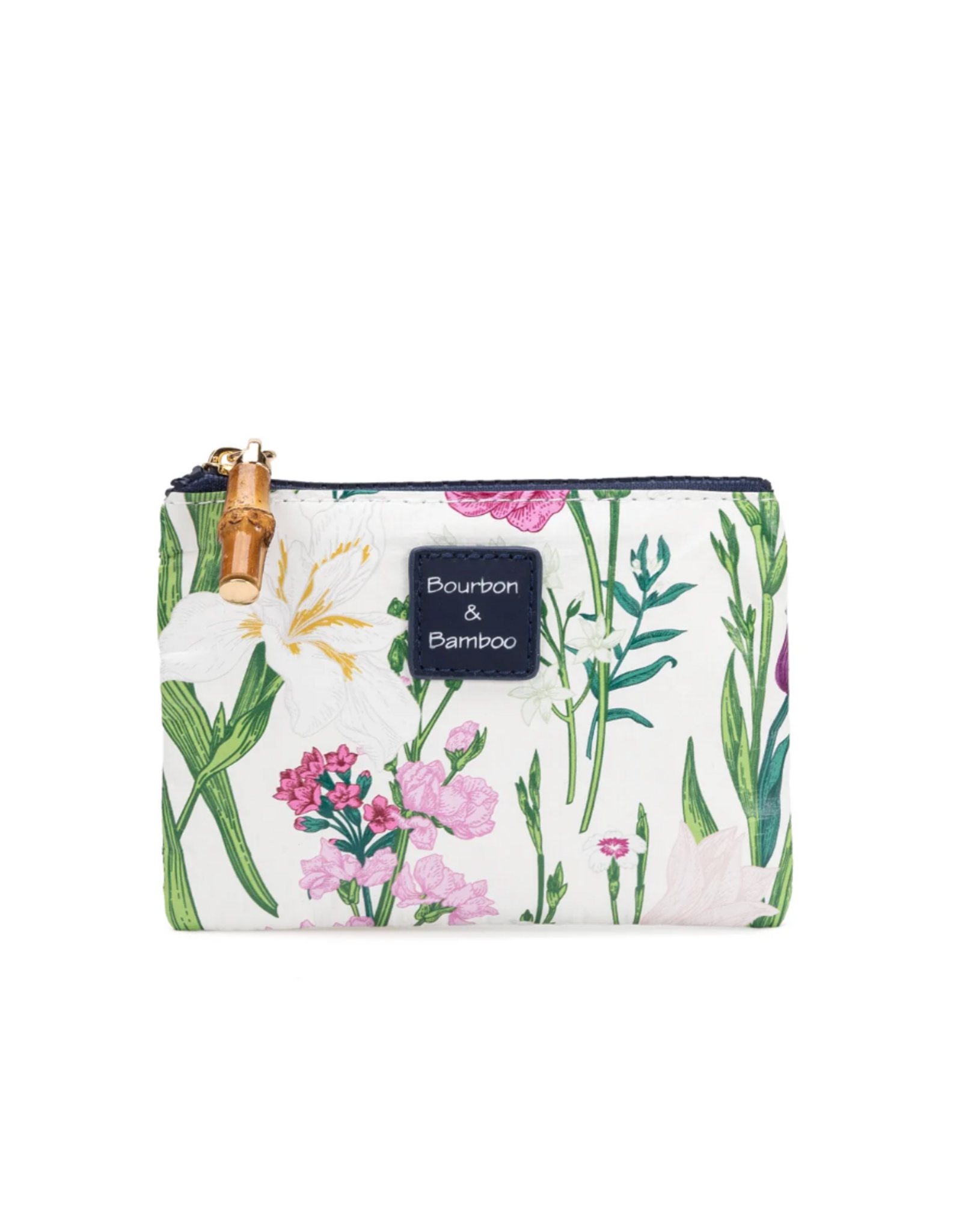 Bourbon & Bamboo Coin Pouch Spring Floral