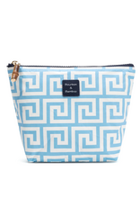 Bourbon & Bamboo Ditty Bag Blue Greek Key