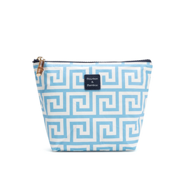Bourbon & Bamboo Ditty Bag Blue Greek Key