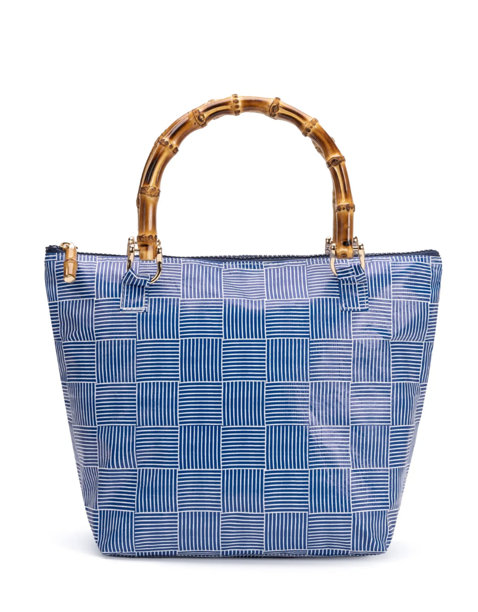 Bourbon & Bamboo Perfect Bag Navy Woven