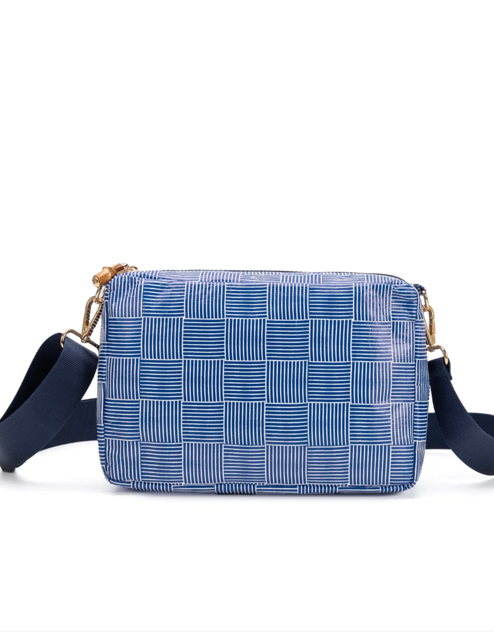 Bourbon & Bamboo Crossbody Navy Woven