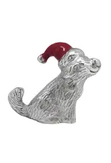 Mariposa Sitting Lab w/Red Hat Weight