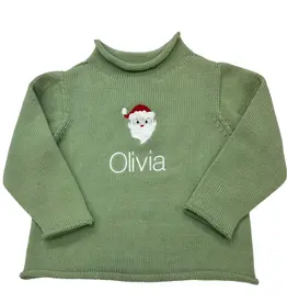 A Soft Idea Sweater Jersey Rollneck Sage