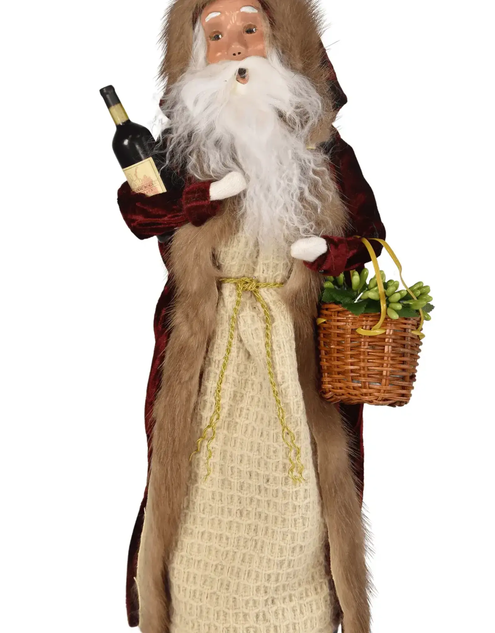 Byer's Choice Wine Santa