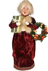 Byer's Choice Wine Hostess Mrs Claus